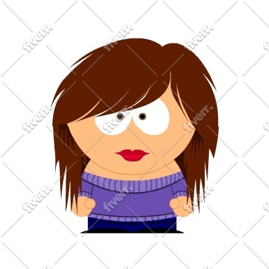 draw any one like a South Park Cartoon Character