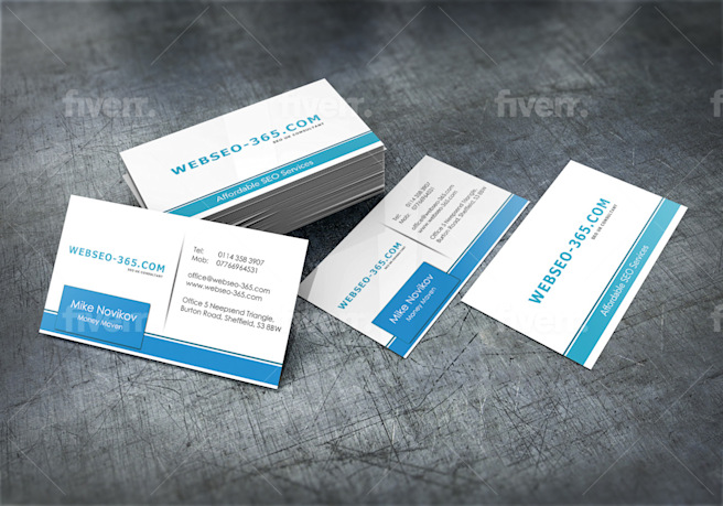 design a PERFECT business card design | Fiverr