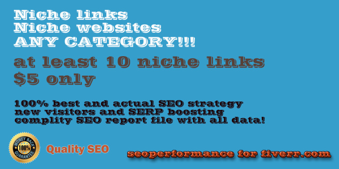 Do niche links from niche websites any category
