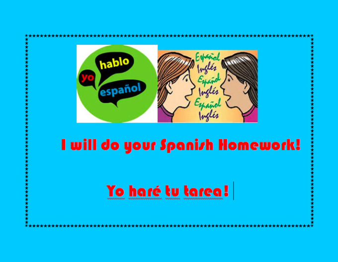 to do my homework in spanish
