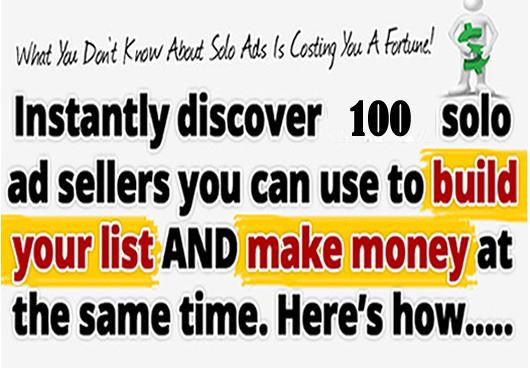 ... Access To My Top 100 High Converting SOLO Ads Sellers,Sales Guaranteed