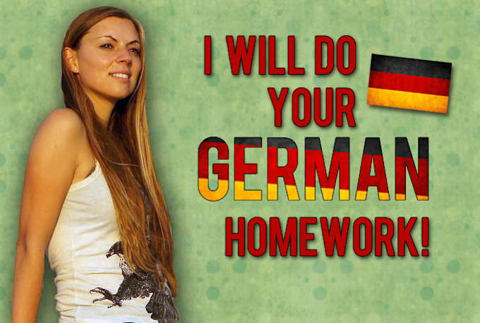 Do my german homework