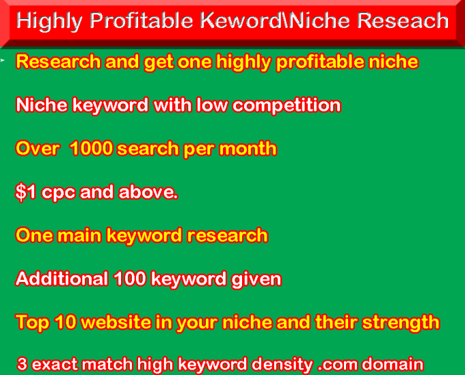 do in Depth keyword research