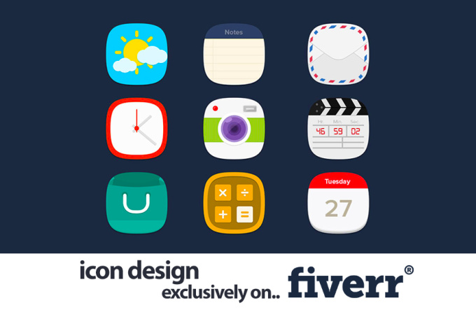 design best android ios app icon - fiverr