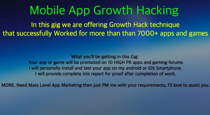 massively Promote your Android iOS iPhone iPad Game or App