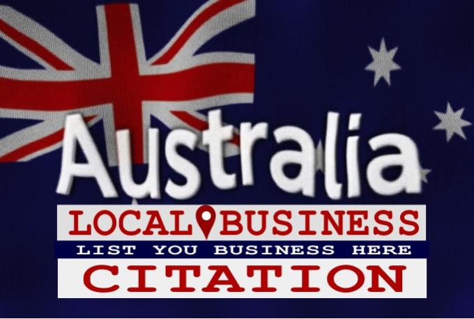 manually create 50 Local Australia Citation