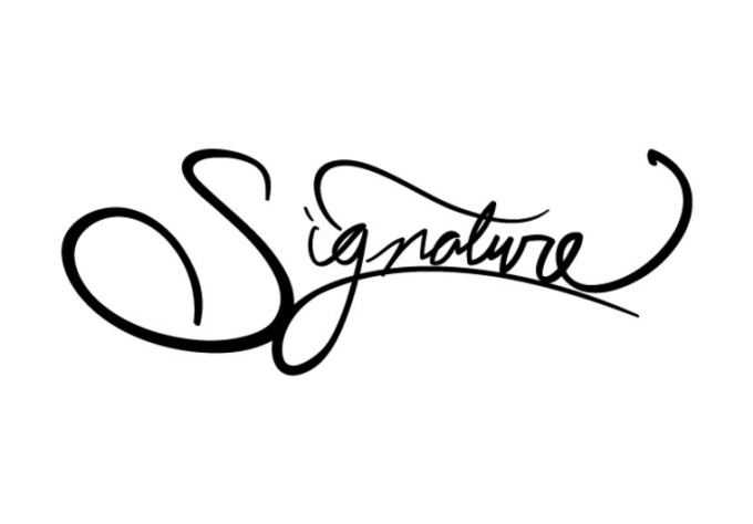 turn your name into a signature style logo