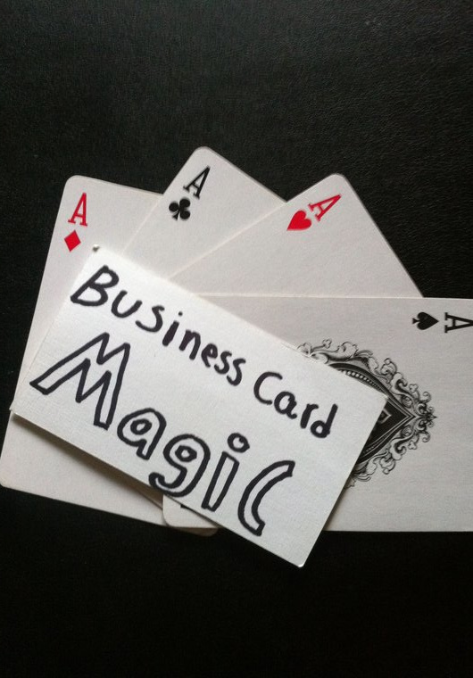 teach you 3 business card easy magic tricks great f