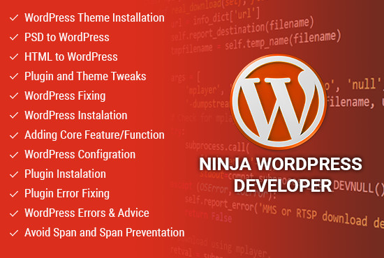 Install, fix, move, wordpress blog, themes, plugins