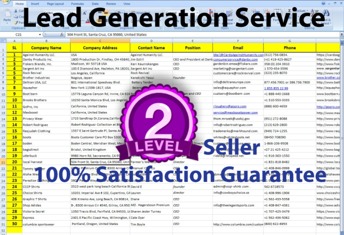lead generation and collect email for your business
