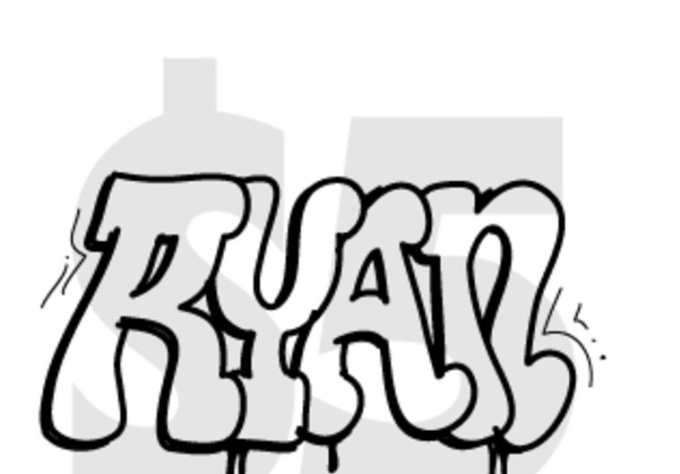 draw custom graffiti with the word of your choice