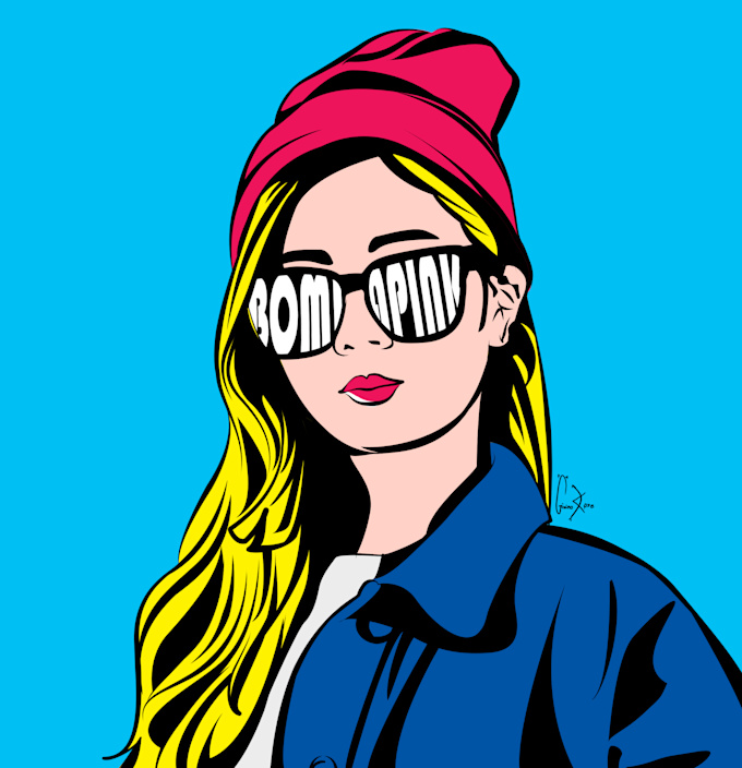 create a cool pop art of you or another picture