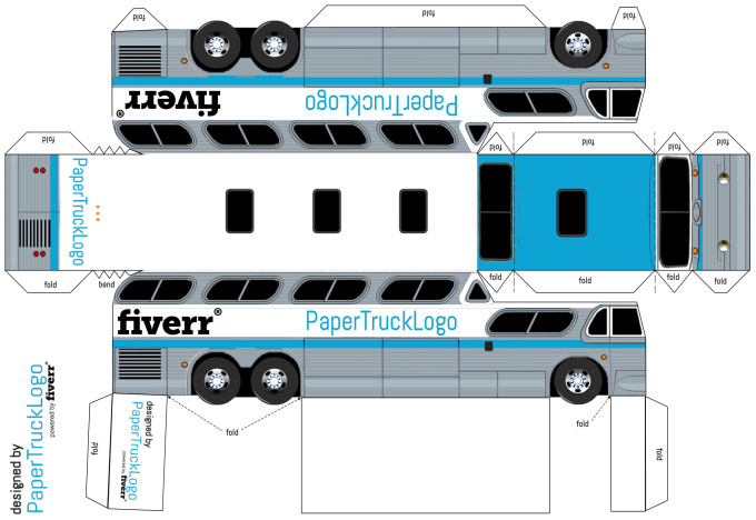 with papercraft make logo $5  bus it papercraft a will on for in your  Greyhound  logo