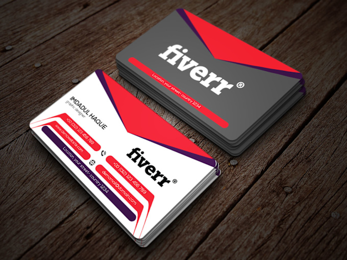 Design Outstanding Business Card For You Fiverr