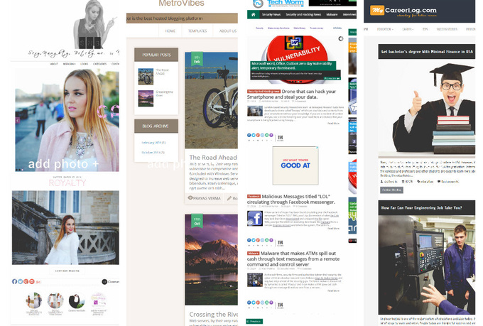 design Blogger Website And Html