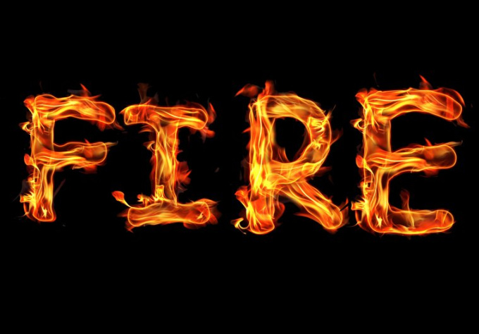 create a HD picture of Fire Writing spelling out wh