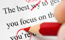 proofread any text in english or french